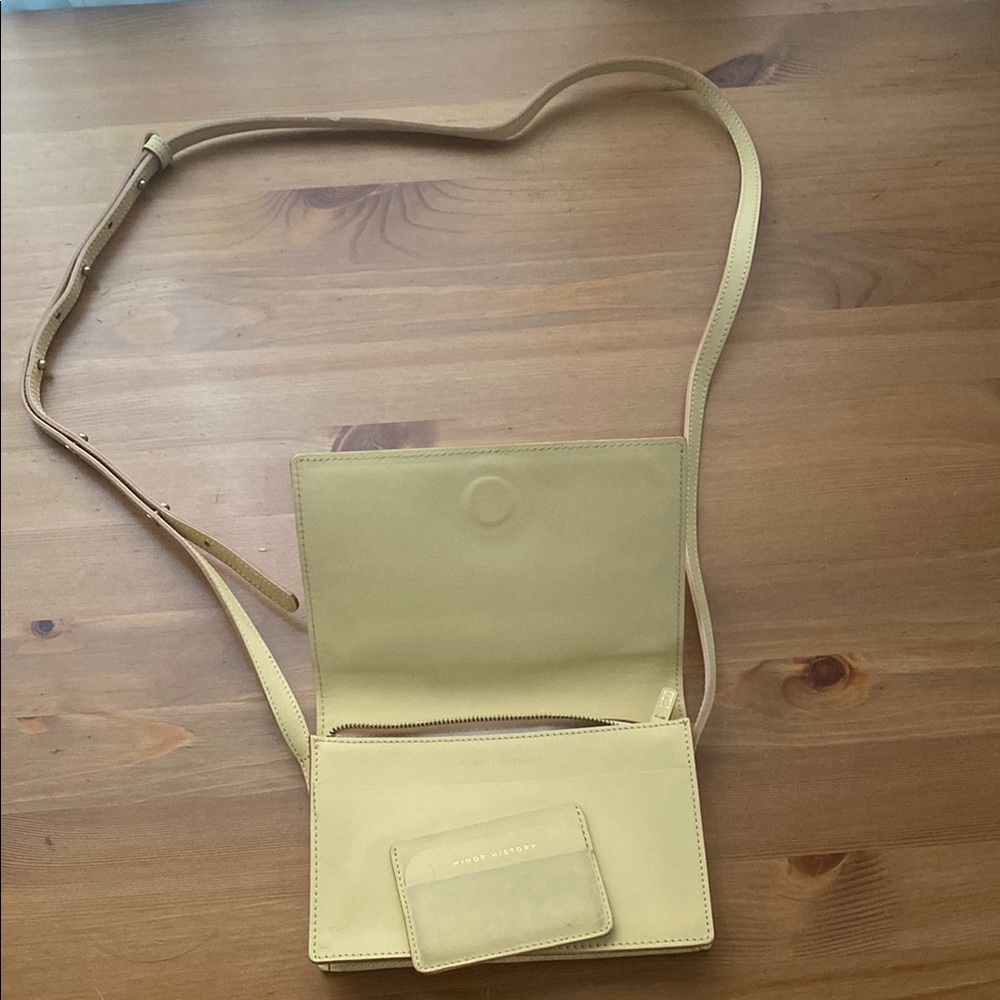 Minor History Cream Crossbody Bag and Wallet